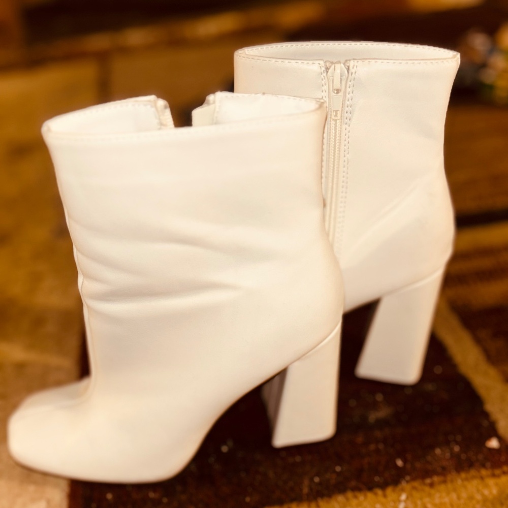 White booties